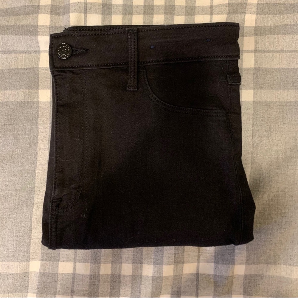 Black Black ripped jeans